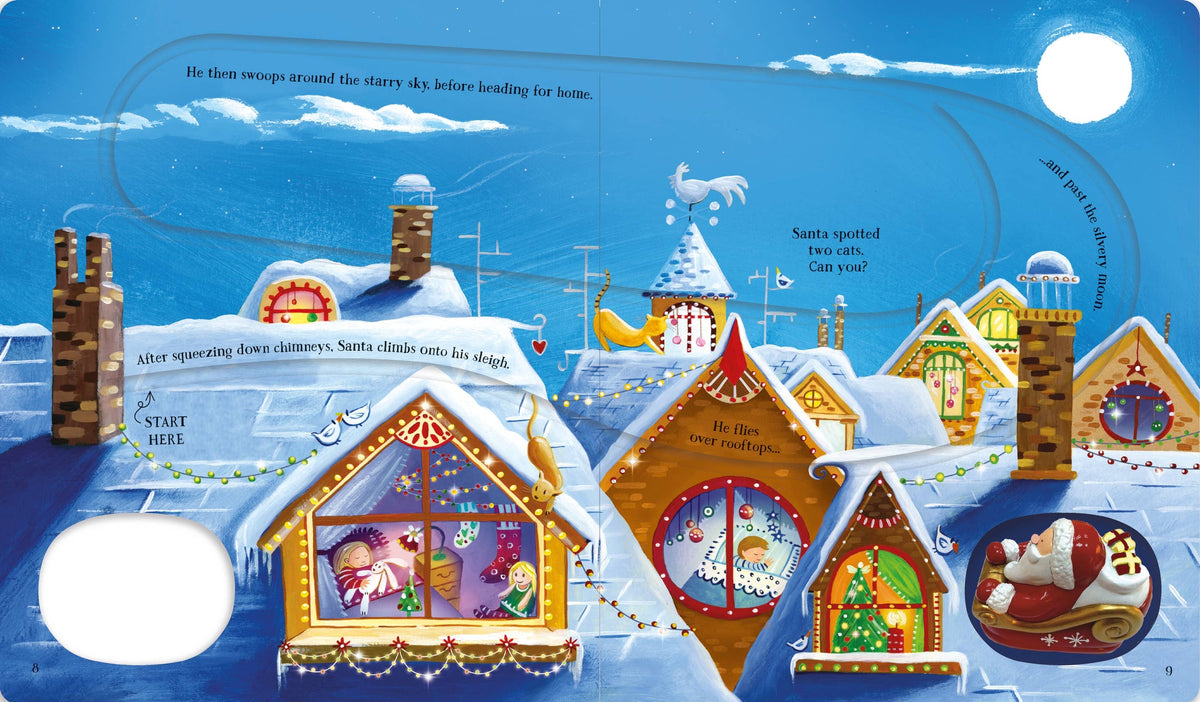 Usborne Wind-Up Santa's Sleigh Book