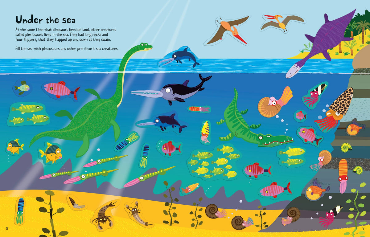 Usborne Big Dinosaur Sticker Book – for Ages 5-7