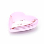 Folding heart shaped detangling brush