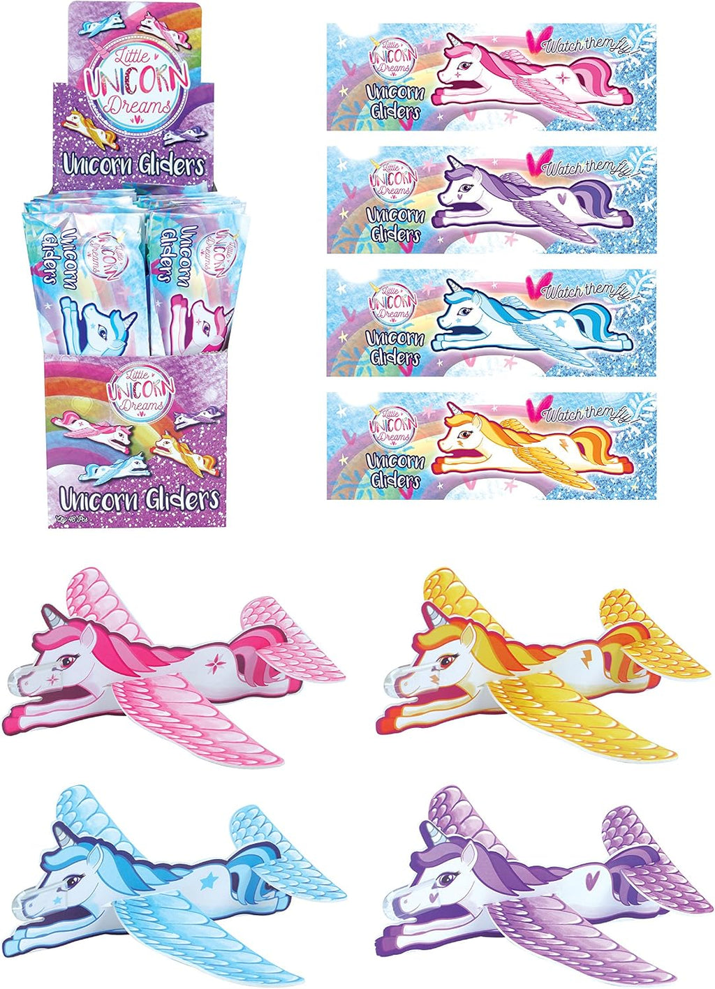 Unicorn Gliders Pocket Money Toy