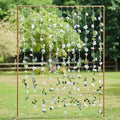 Ginge Ray Floral Backdrop, Hanging Flower Curtain