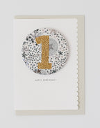 Birthday Badge Age 1 - Liberty Adelajda's Wish