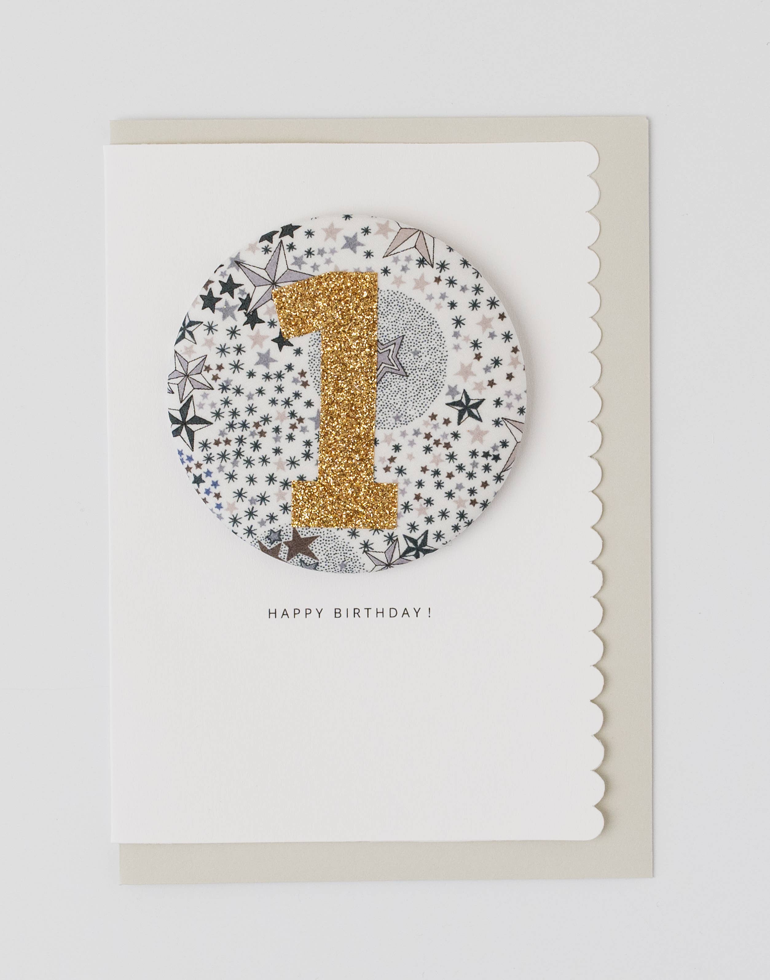 Birthday Badge Age 1 - Liberty Adelajda's Wish