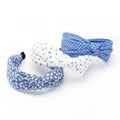 5cm Wide Assorted Print Knotted Top Aliceband
