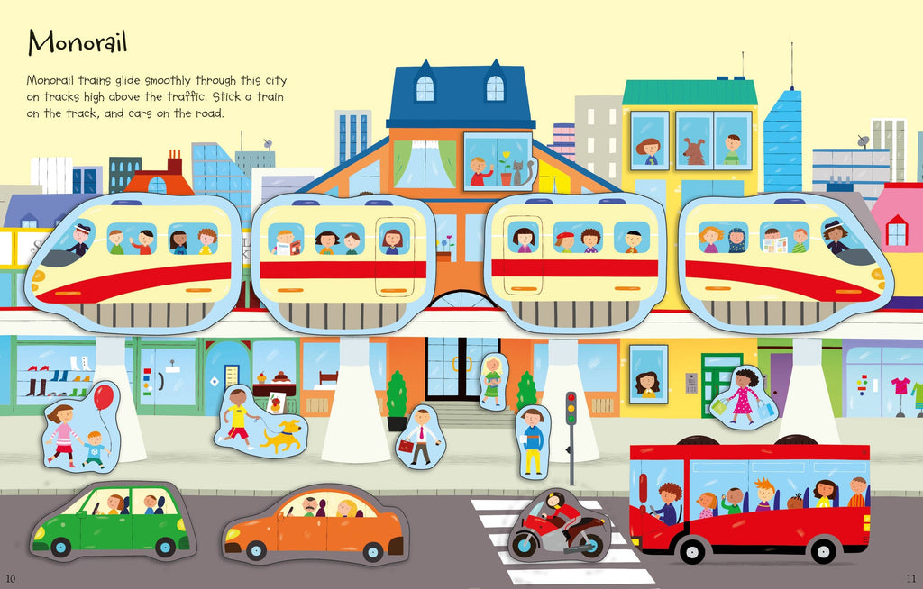 Usborne First Sticker Book Trains
