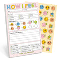 Book, Knock Knock Kids How I Feel Playtime Pads (Notepad/Sticky Notes)