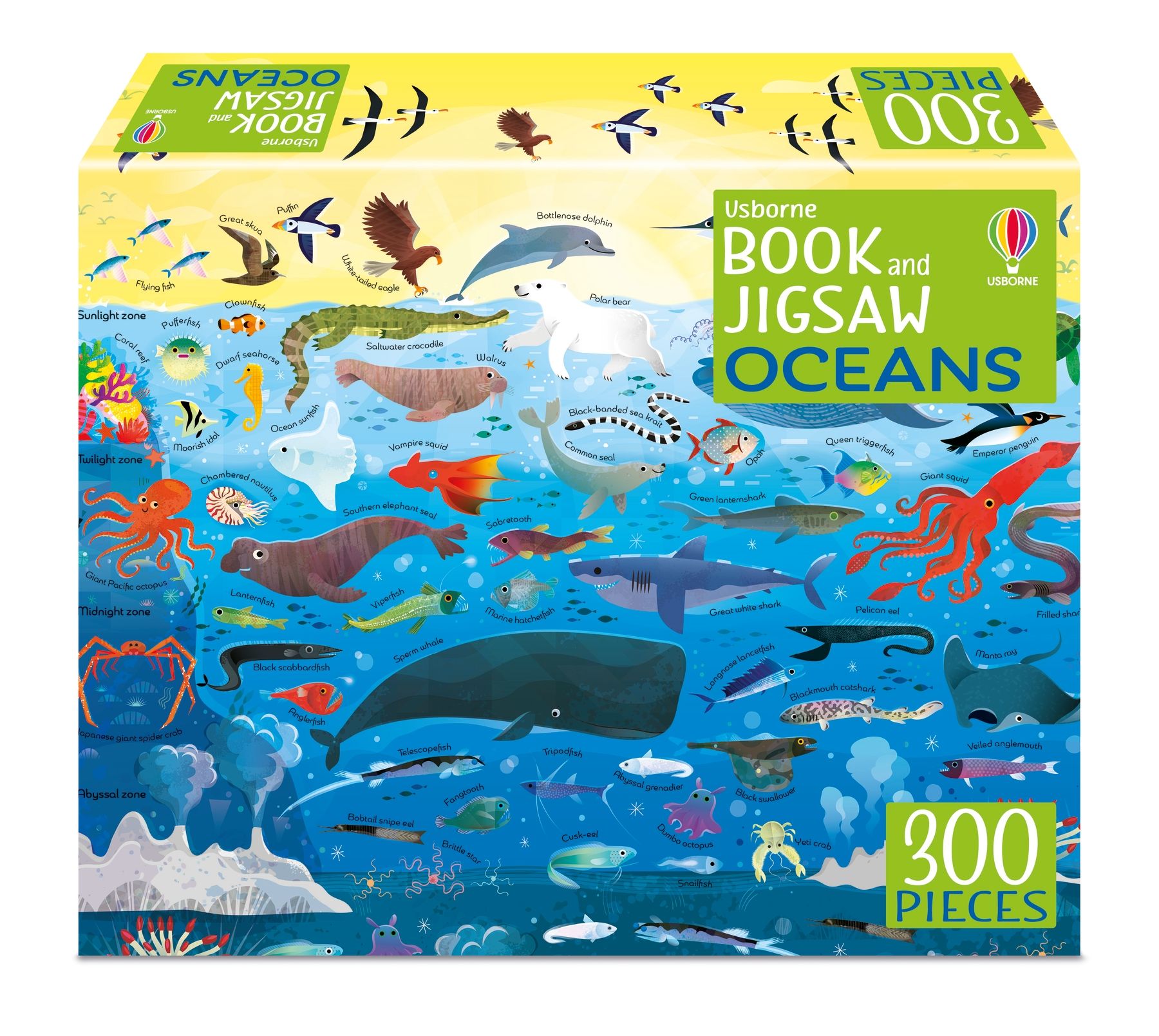 Usborne Book & Jigsaw- Oceans