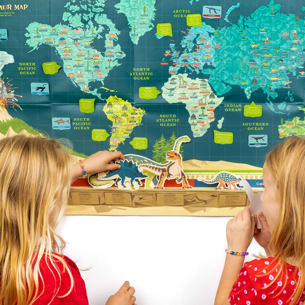Clockwork Soldier Make Your Own Dinosaur Timeline & World Map