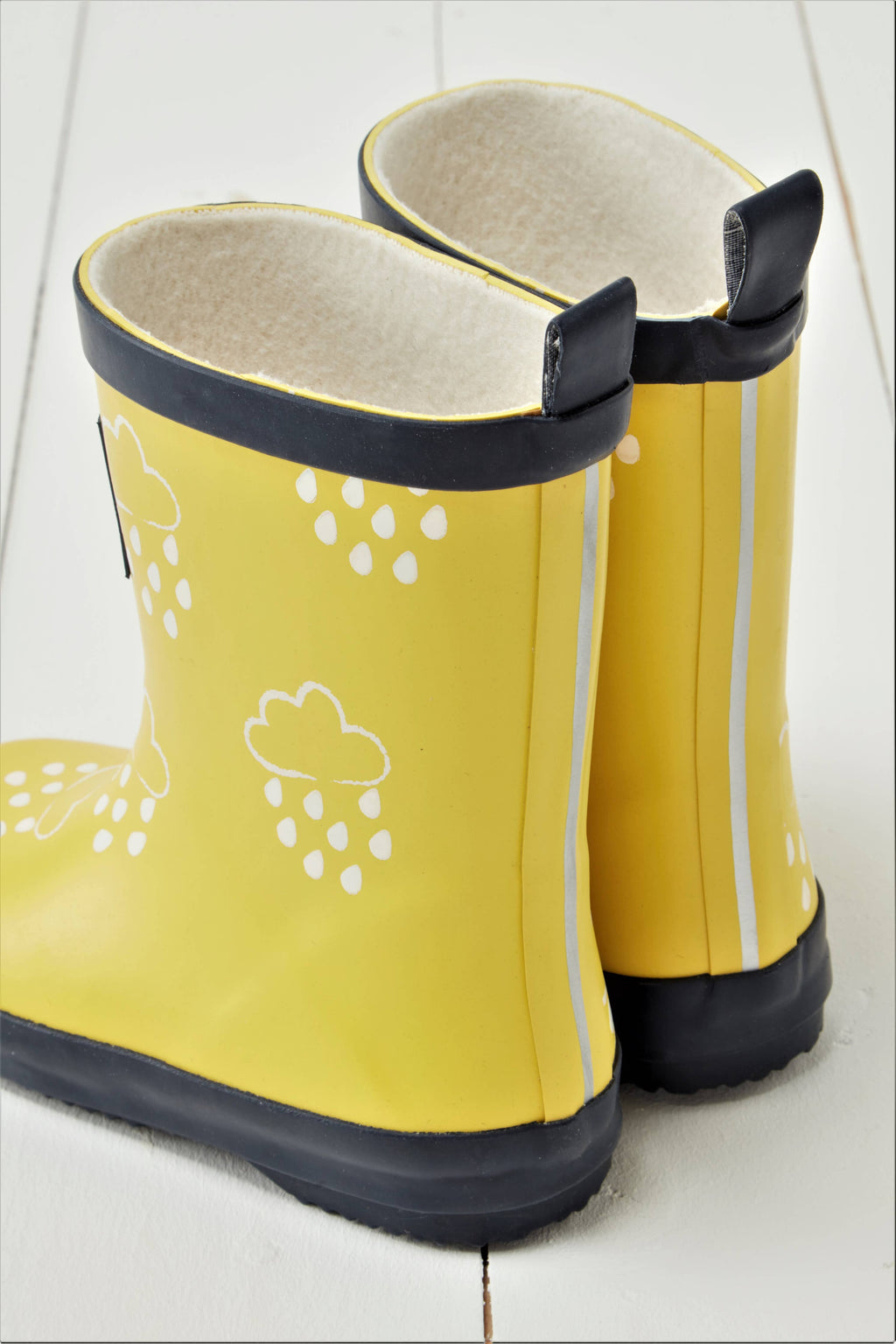Kids Yellow Colour Changing Wellies: 4 infant