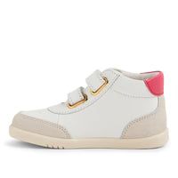 Bobux champ high white red
