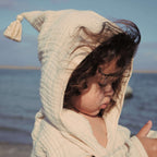 Baby Bello Bath Poncho (12-36 months) Sand shell
