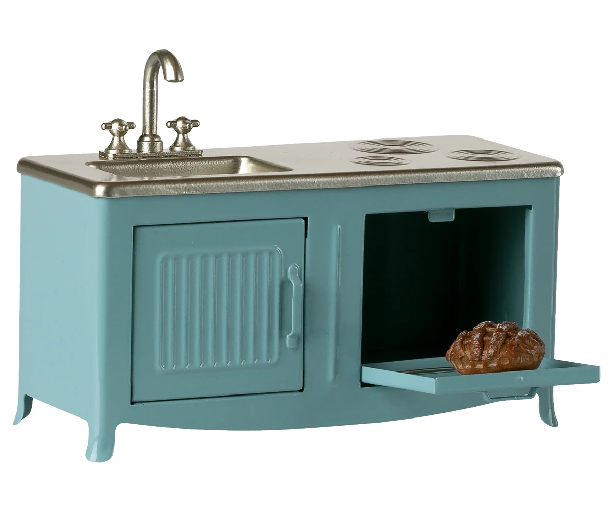 Maileg Kitchen, Mouse-Blue