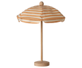 Maileg,Beach umbrella, Mouse - Soft coral