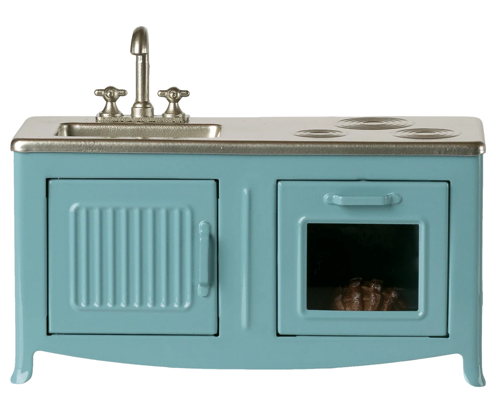 Maileg Kitchen, Mouse-Blue