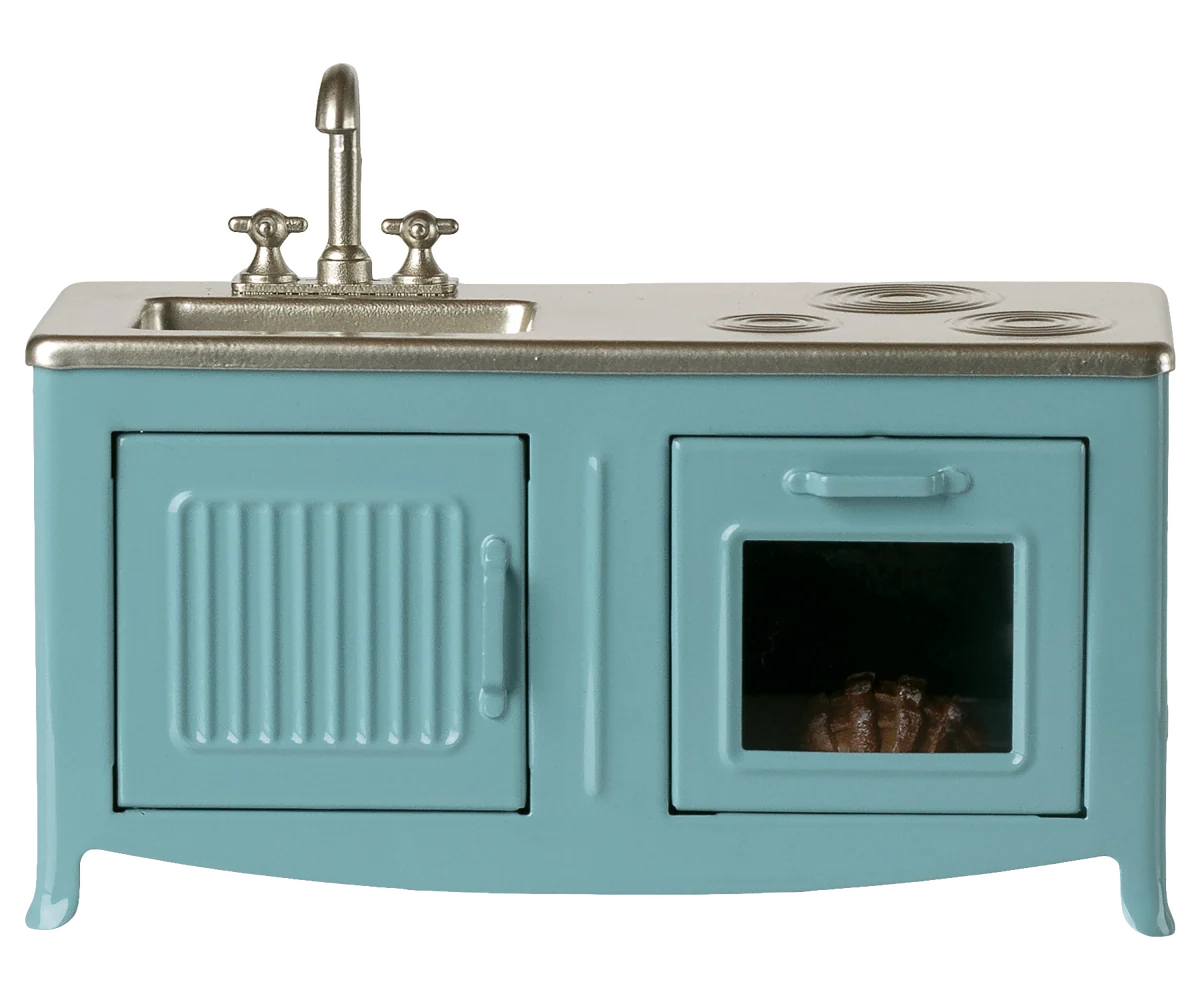 Maileg Kitchen, Mouse-Blue