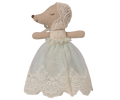 Maileg,Baby mouse in gown - Mint