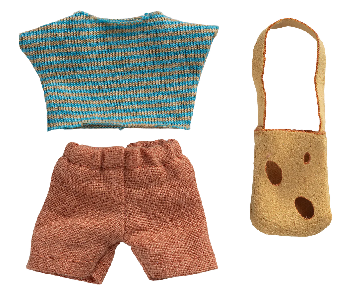 Maileg, Clothes & Bag, Little Brother Mouse
