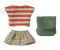 Maileg, Clothes and bag, Big sister mouse - Green