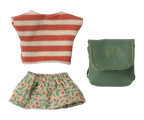 Maileg, Clothes and bag, Big sister mouse - Green