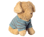Maileg,Puppy supply, Small, Knitted sweater - Dusty blue