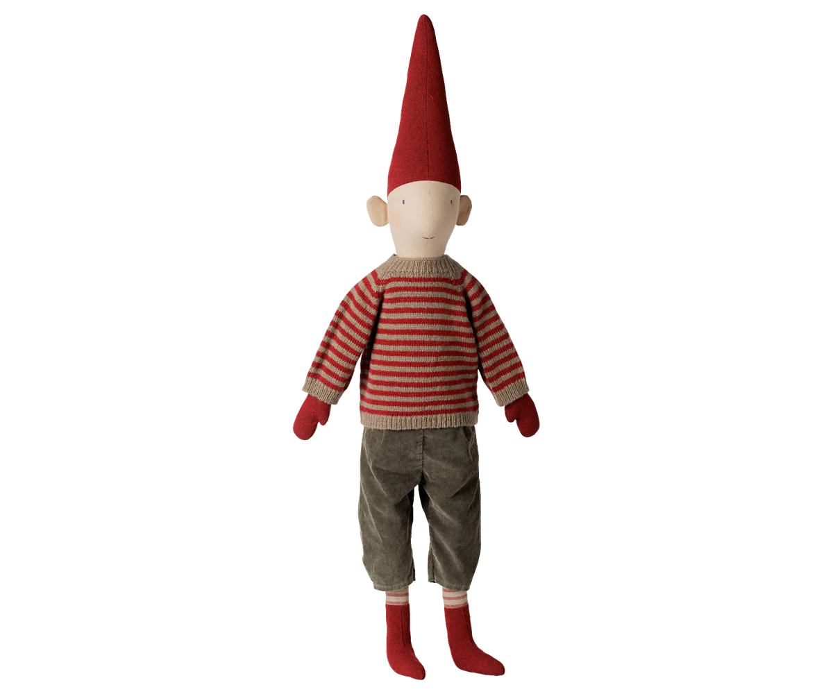 Maileg Pixy, Size 5, Boy in Striped Sweater