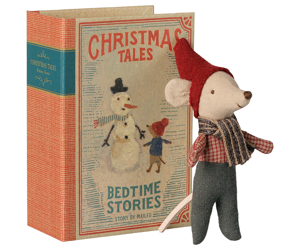 Maileg, Christmas Mouse Baby In a Book