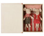 Maileg, Christmas Twins Mice, Little Sister & Little Brother in a Book
