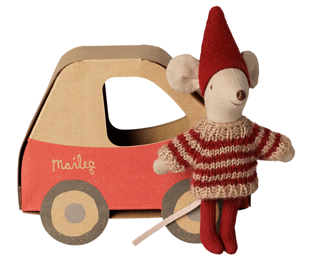Maileg, Christmas Little Sister, Car