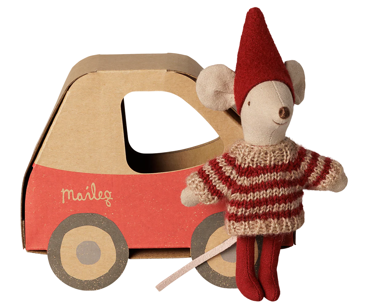 Maileg, Christmas Little Sister, Car