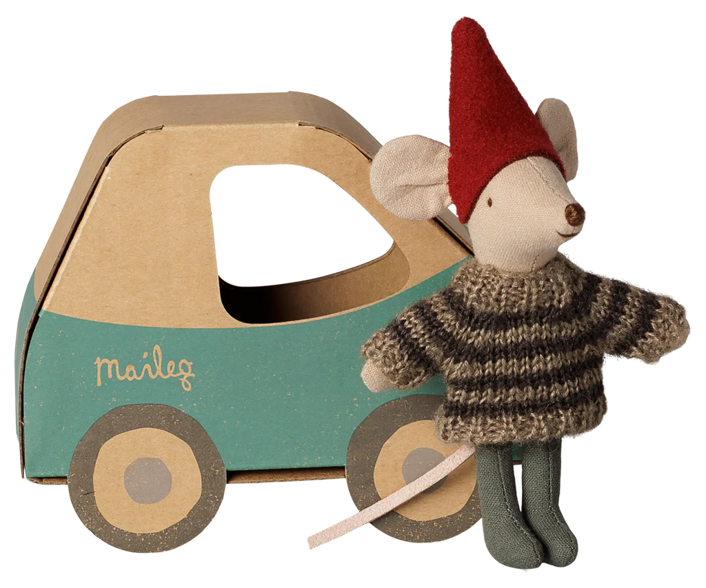 Maileg, Christmas Little Brother, Car