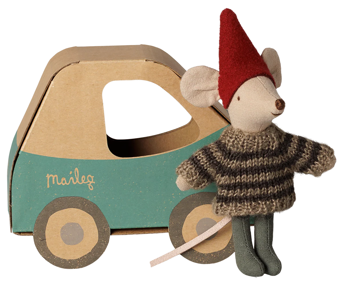 Maileg, Christmas Little Brother, Car
