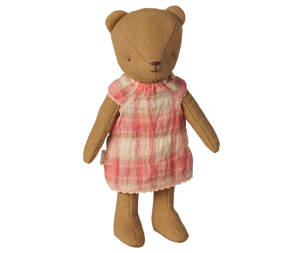 Maileg, Teddy Junior Dress in Coral
