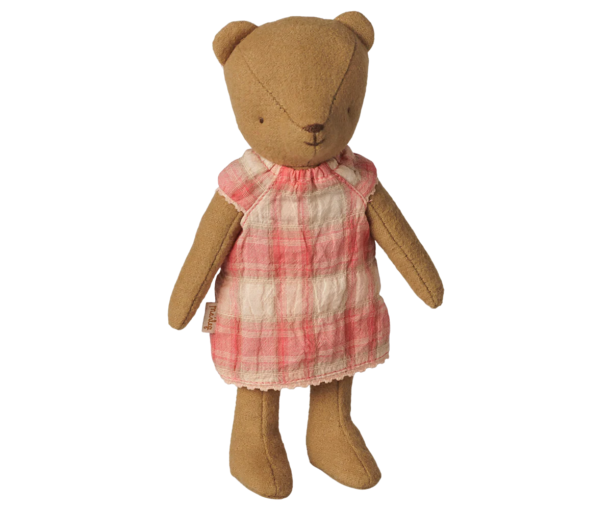 Maileg, Teddy Junior Dress in Coral