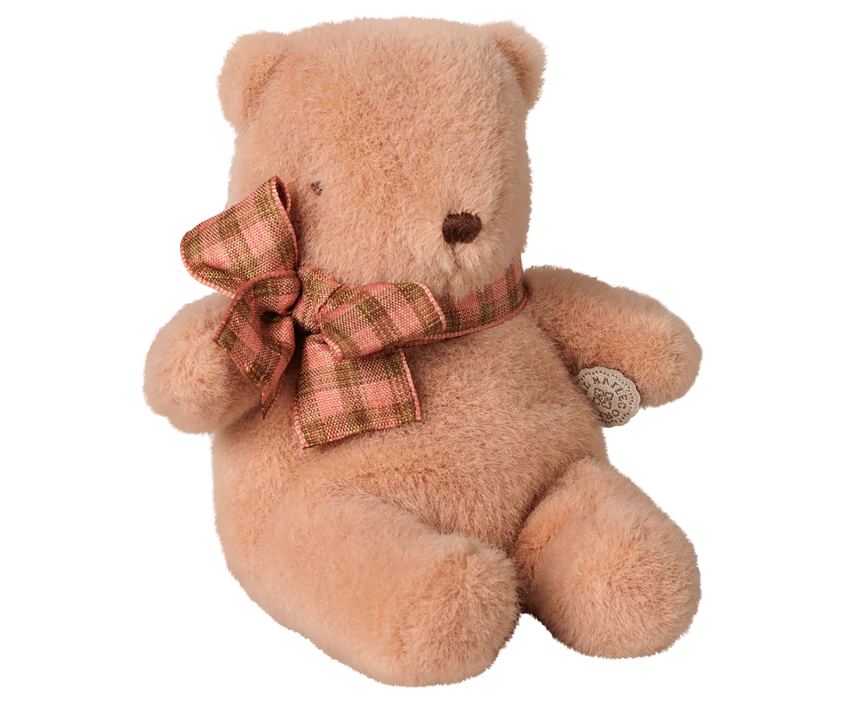 Teddy Bear Plush, Mini, Vintage Rose