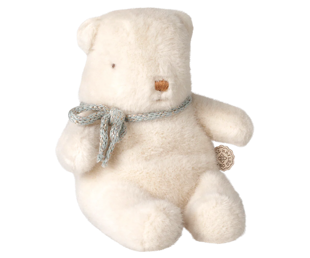 Maileg, Teddy Bear Plush, Mini- Off White