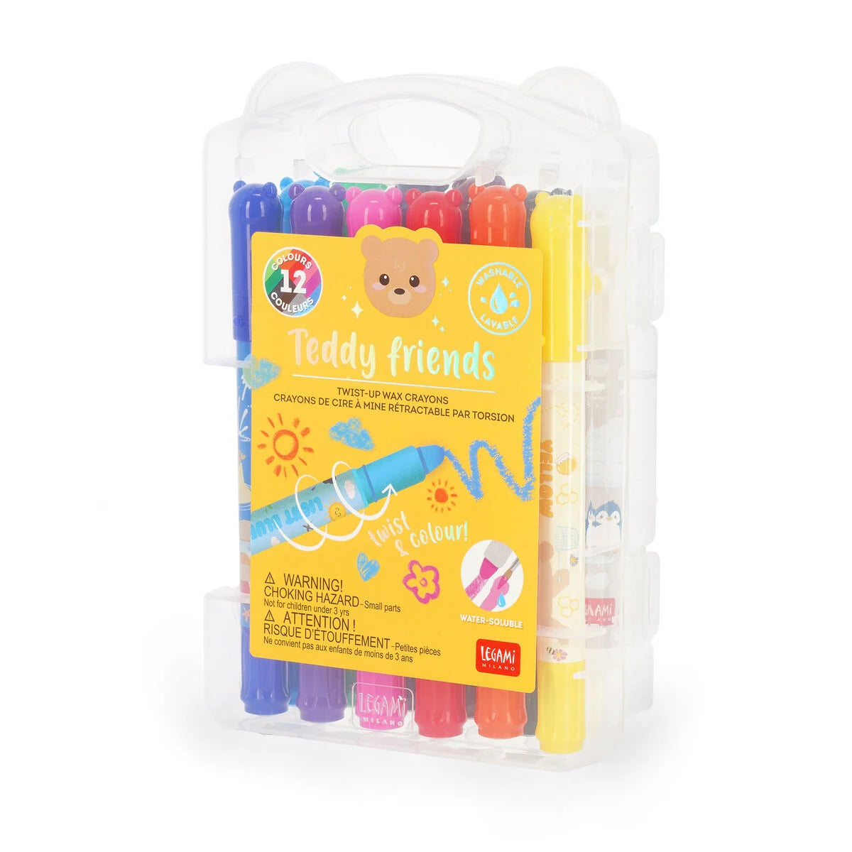 Legami Teddy Friends Crayons