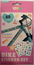 Paladone bike sticker set for girls.