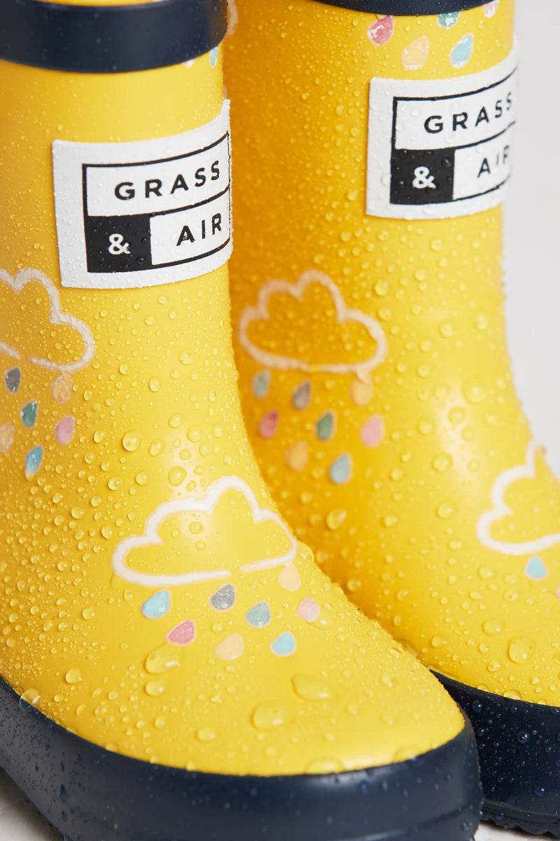 Grass & Air Wellies- Yellow
