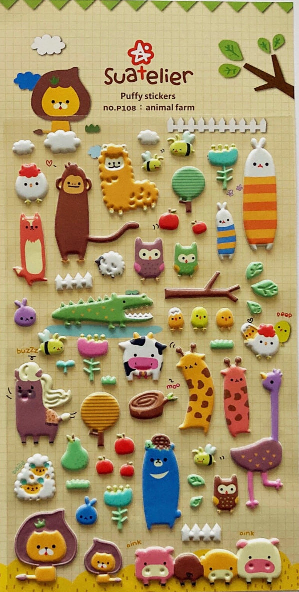 Farm Animals Decoration Stickers