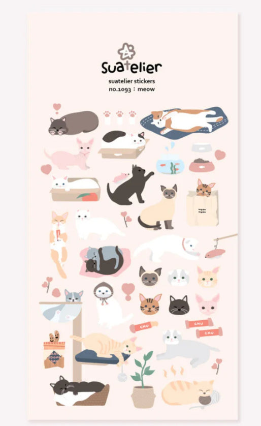 Suatelier Cat decorating stickers