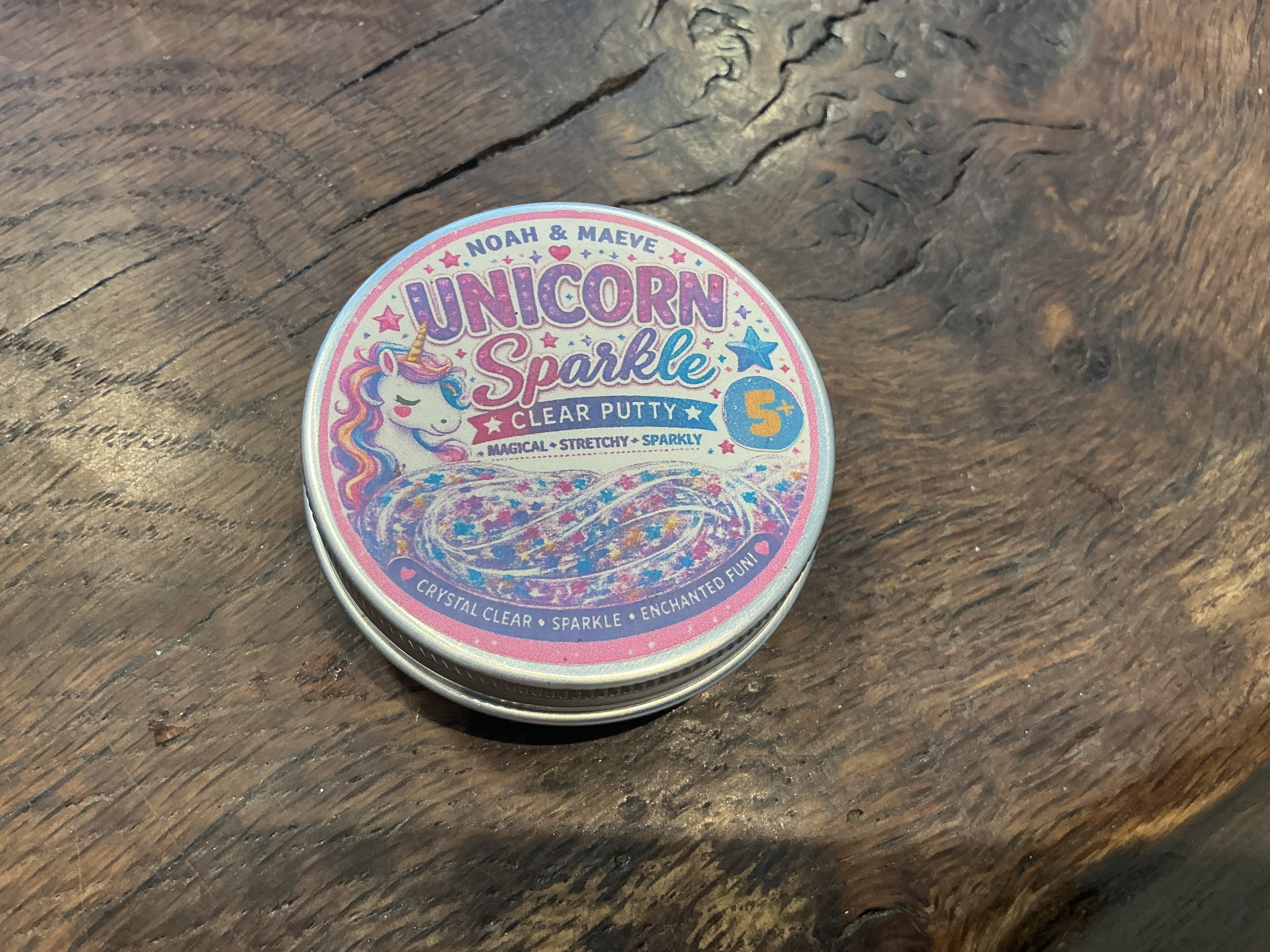 Unicorn Sparkle Clear Putty