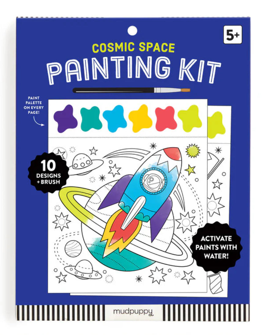 Mudpuppy Cosmic space painting kit