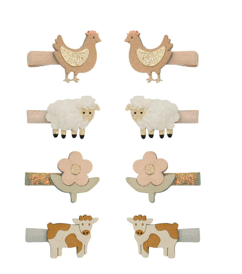 Mimi & Lula medium farm animal clips