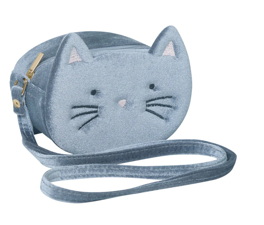 Mimi & Lula grey kitty cat bag