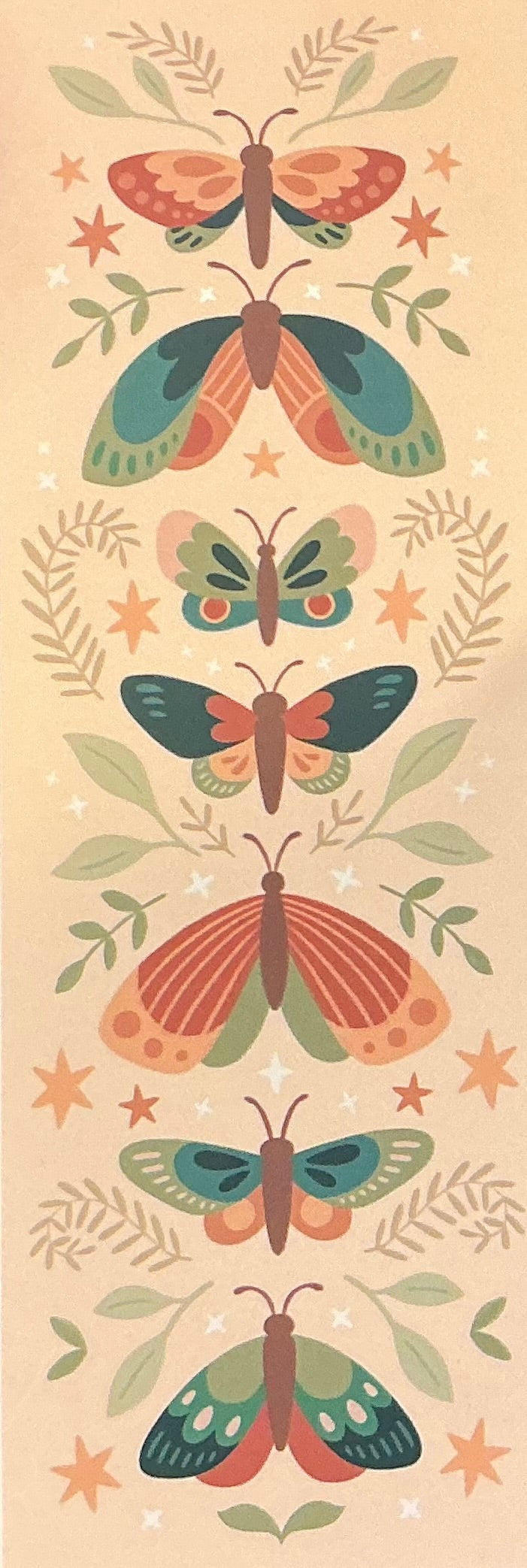 Hopscotch Moths Bookmark