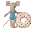Maileg beach mouse little sister red dot