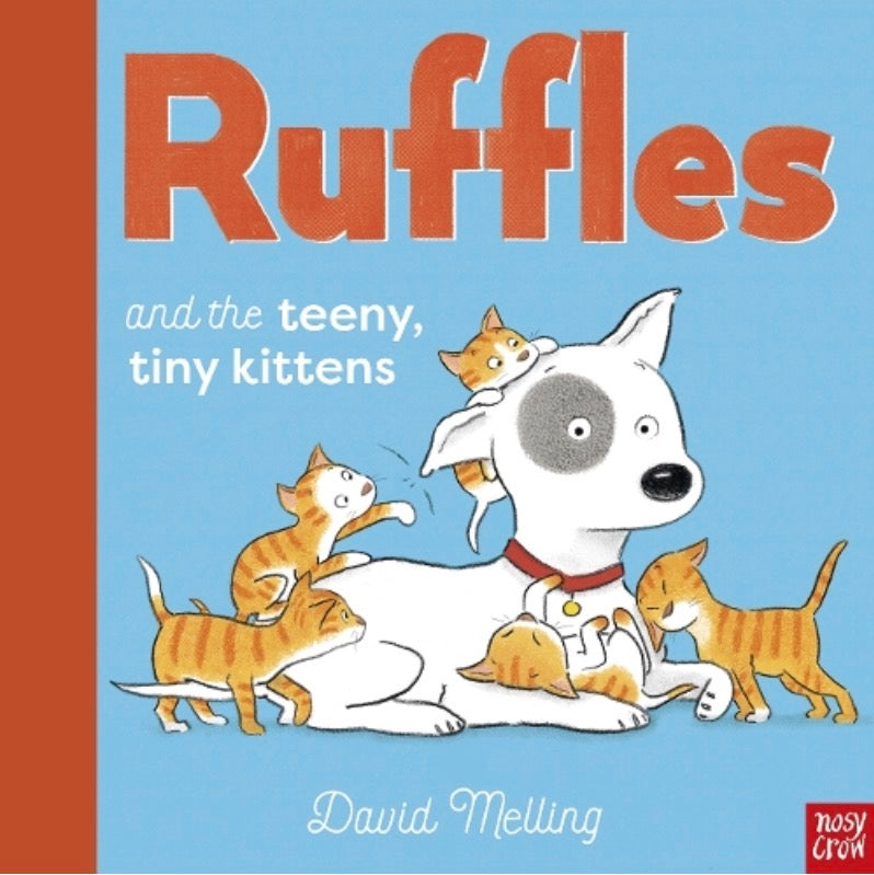 Ruffles and the teeny, tiny kittens