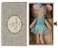 Maileg Little Sister Dance Mouse with Day Bed
