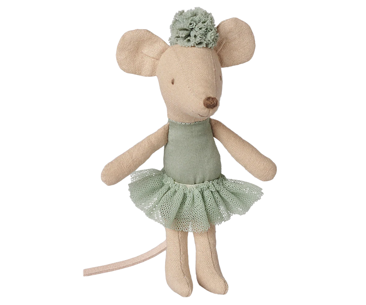 Maileg Ballerina Mouse, Little Sister Vintage Mint