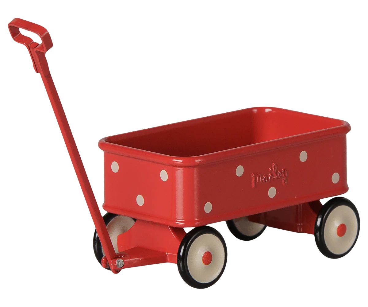Maileg Mouse Wagon, Red